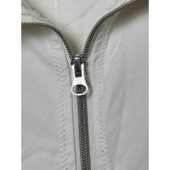 LULULEMON ~ Off White Running Yoga Lightweight Jacket size 6 - Picture 3 of 8